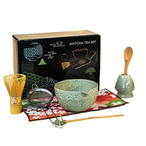 Nuevo Juego de Matcha de Porcelana Estilo Japandi Ecológico de Grado Alimenticio con Diseño de Flor de Cerezo Japonés, Tazón de Matcha de Cerámica Premium - Product Image 2