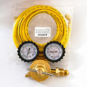 Regulador de Presión de Nitrógeno (N2) de Alta Presión CGA580 de Estilo Americano, Totalmente de Cobre, Válvula Reductora de Nitrógeno de Alta Presión con Manguera para - Product Image 5