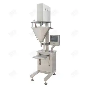 weighing powder filling machine 10 gr - 500 gr 200g 500g detergent powder packing machine with high quality and best price