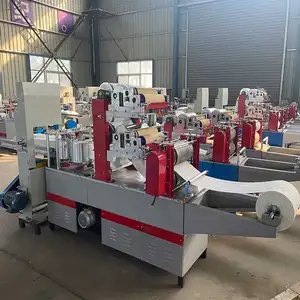 High Speed Napkin Paper Embossing Machine 1/8 Fold Napkin Paper Making Machine