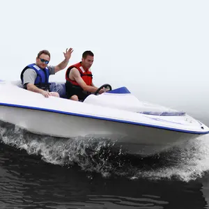 New Speed Boat Fiberglass People Working Boats Customize Top Roof Speedboat