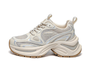 <span class=keywords><strong>Baskets</strong></span> vulcanisées à plateforme de couleur unie Chaussures plates pour femmes Chaussures décontractées respirantes à semelles <span class=keywords><strong>compensées</strong></span> pour femmes <span class=keywords><strong>Baskets</strong></span> de marche - Product Image 1