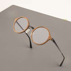 Cổ điển sợi carbon GỖ Kính Mắt kính mát thân thiện với môi khung quang học cho nam giới tái chế Kính mát - Product Image 4