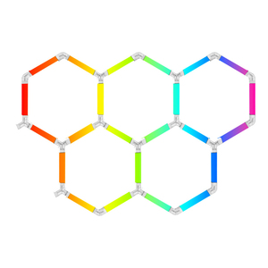 Luce a Nido d'Ape RGB a 2 Fori DC24V, Barra Luminosa per Garage, Illuminazione Atmosferica per Detailing Auto, Luce LED Multicolore <span class=keywords><strong>Fantasia</strong></span> - Product Image 5
