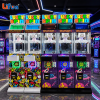 LIFUN Commercial Lucky Spin 24 Clips Coin Operated Gift Game Amusement Park Prize Winning Machine