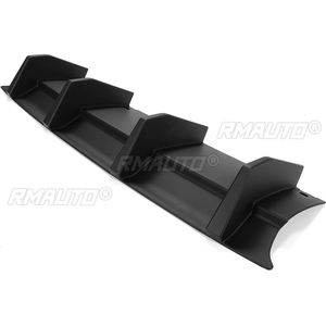 Difusor de Parachoques Trasero para Dodge Challenger GT SXT Plus 2015-2023, Alerón Tipo Aleta de Tiburón, Estilo Fibra de Carbono Negro Mate - Product Image 3