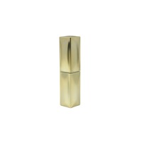 Tube de Rouge à Lèvres Vide de Luxe Plaqué Or Yuecai, 3,5g, Carré, Fermeture Magnétique, Contenant de Baume à Lèvres, Emballage Personnalisé