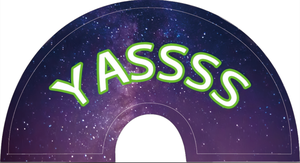 Tre Màu Đen Xương Sườn Cầm Tay Gấp Vải Người Hâm Mộ 33Cm Lớn Nghệ Thuật Dân Gian Khắc Thân Thiện Với Môi Quạt Tay Với Biểu Tượng Tùy Chỉnh In - Product Image 2