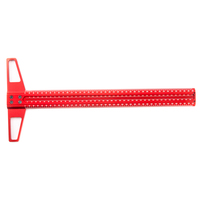 Règle de marquage de précision en T en alliage d'aluminium outil de traçage carré pour le travail du bois Règle en T pour le travail du bois