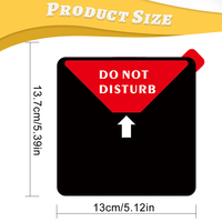 Panneau d'affichage en acrylique personnalisé de haute qualité pour bureaux, utilisé pour indiquer « Veuillez frapper avant d'entrer » lors des réunions de bureau.