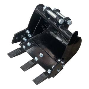 รถขุดขนาดเล็กแบบใหม่ปี 2024 ของแลนด์ยูนิเวอร์แซล ผลิตในจีน พร้อมบุ้งกี๋ หัวเจาะดิน บุ้งกี๋แคบ หัวฉีด หัวคีบหมุนได้ - Product Image 5