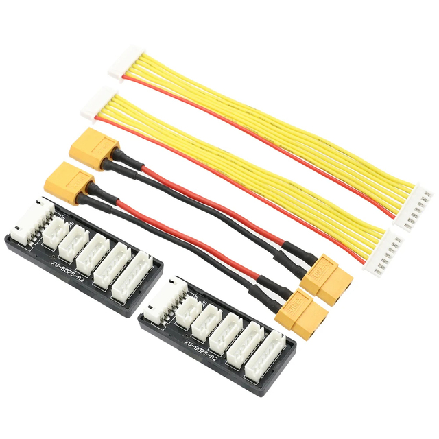 RC 2-6S 2-8S T/XT60/XT90/XT30/JST Lipo Battery Parallel Charging Board Imax B6 B6AC B8 Quick Charge Silicone for RC Models