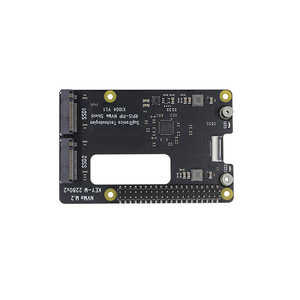 Плата расширения Raspberry Pi 5 X1004 PCIe для двух M.2 2280, адаптер для твердотельных накопителей NVMe SSD - Product Image 3