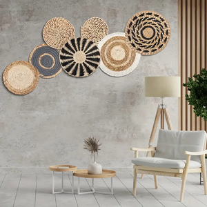 Wholesale High Quality Handmade Woven Bohemia Rattan Wicker <strong>Wall</strong> <strong>Hangings</strong> Tapestry <strong>Wall</strong> Art Home Decor <strong>for</strong> <strong>Living</strong> <strong>Room</strong> - Product Image 5