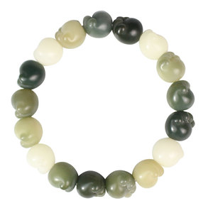 <b>Cat</b> Paw Bodhi Bracelet 12mm Multicolor Root Beads Unisex Jewelry Everyday Wear Cultural Collectible - Product Image 5