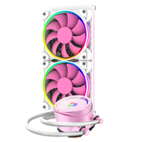 PINKFLOW 240 ARGB 240 Refroidisseur de liquide pour PC CPU 240mm ARGB Ventilateurs de refroidissement par eau Système de refroidissement de liquide