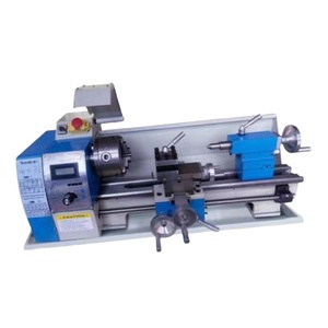 Mini tour à métaux de bureau multifonctionnel, qualité industrielle, manuel, 220V, type horizontal, à engrenages - Product Image 4