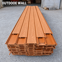 Revêtement mural extérieur en WPC co-extrudé, anti-UV, imperméable, panneau composite bois-plastique pour jardin et cour