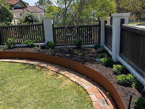 Bordure de <span class=keywords><strong>jardin</strong></span> flexible en métal pour aménagement paysager, en acier Corten rouillé - Product Image 2