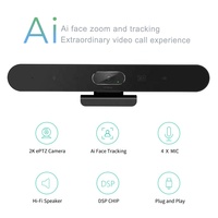Zoom çağrı video konferans soundbar video çubuğu otomatik izleme kamera premium ses ve video web kamerası zoom usb soundbar