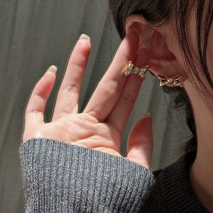 Pendientes de Plata de Ley S925, Estilo Europeo Americano, Diseño de Lazo Dulce y Moderno con Estrella de Seis Puntas Vintage, Joyería de Moda - Product Image 2