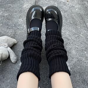 Gran oferta blanco Casual suave cálido moda suelta ajuste media pantorrilla 80s mujeres calentador de piernas para fiesta deportes Yoga - Product Image 5