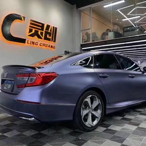 Vinilo cromado <span class=keywords><strong>metálico</strong></span> <span class=keywords><strong>para</strong></span> coche, revestimiento de color <span class=keywords><strong>azul</strong></span> perla, <span class=keywords><strong>para</strong></span> tamaño de 1,52X17 metros, envío rápido - Product Image 1