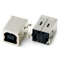 Connecteur USB carte enfichable prise femelle USBBF coque fer 90 degrés cuivre ordinateur imprimante connecteur D-port sortie d'usine