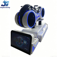 Simulateur de course de moto VR 9D, machine de jeu de moto VR dynamique, équipement de jeu VR pour parc d'attractions, à vendre