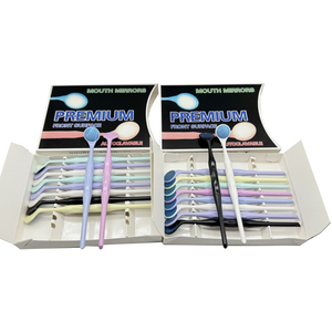 10 piezas/caja Espejos dentales individuales/dobles autoclavables de primera calidad para examen, reflector oral, blanqueamiento dental - Product Image 5