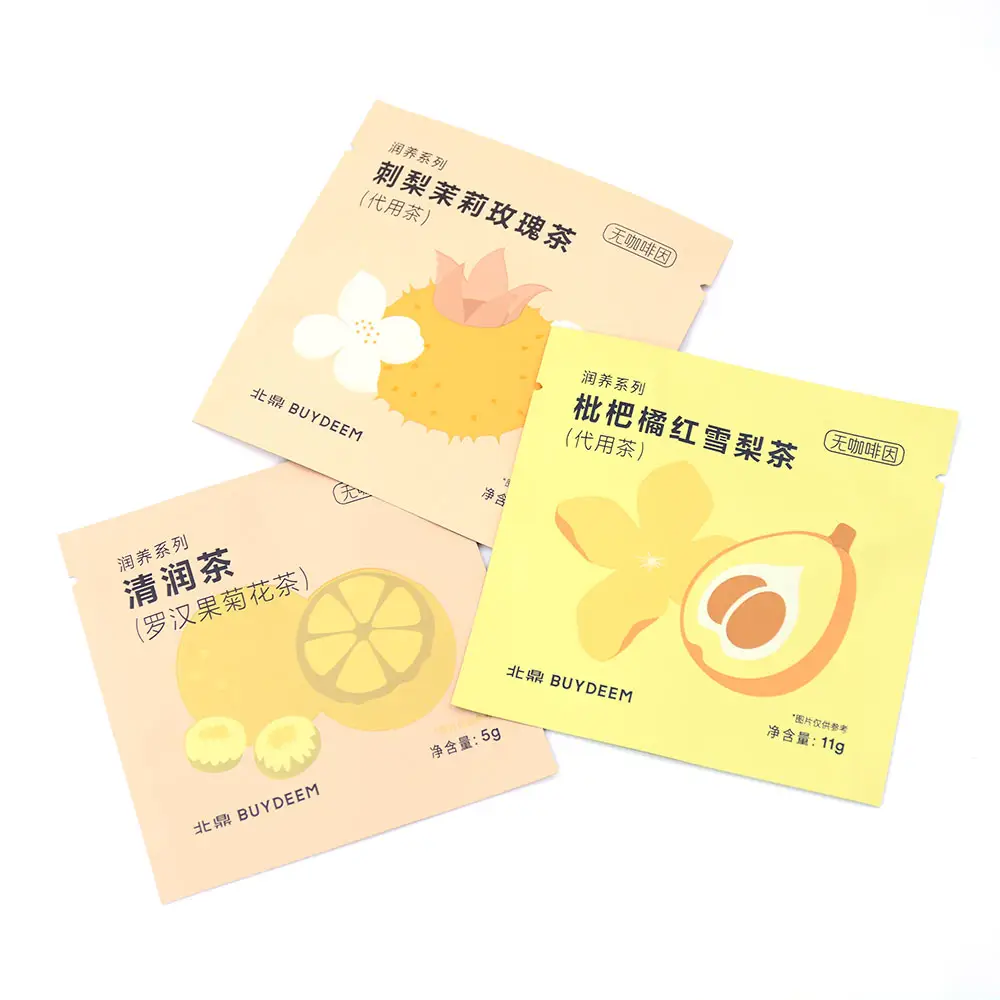 Zhongbao nhà máy Trung Quốc Nhà sản xuất nhôm lá Cà Phê Trà bột thực phẩm snack gói nhỏ bao bì túi