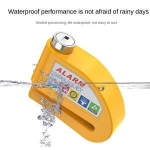 Toptan Dayanıklı Çelik Elektrikli <span class=keywords><strong>Alarm</strong></span> Yüksek Güvenlikli Hırsızlık Önleyici Koruma Bisiklet Disk Fren Kilidi-Bisiklet Aksesuarları - Product Image 4
