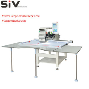 <span class=keywords><strong>Siv</strong></span> Barudan 500*1200mm personalizado marco grande máquina de bordado computarizado 12 plano automático 1200 RPM Motor de uso doméstico motor nuevo - Product Image 1