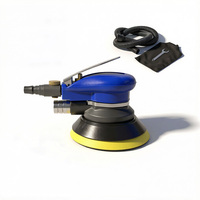 High Efficiency Blue Air Random Obrital Sander 5" 6" Dual Action Palm Sander Self Vacuum Design