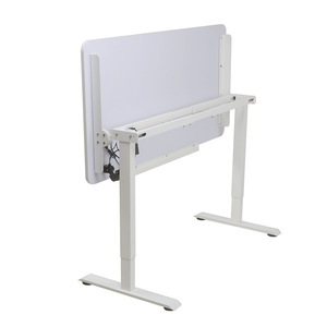 Mesa Plegable Eléctrica de Altura Ajustable de 1.4m, Escritorio de Estudio de Metal con Doble Poste y Motor Único, Escritorio para Computadora - Product Image 4