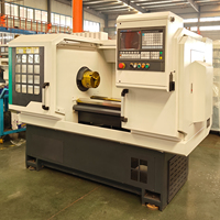 Tour à métaux CNC à lit plat horizontal CK6140 avec conception écologique à 3 axes, garantie 1 an