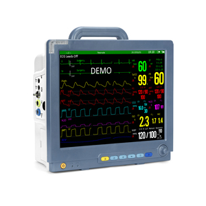 Portable Multi-Parameter Patient Monitor with 15 Inch Color LCD Screen Medical Supplies