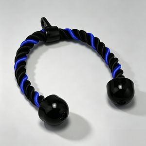 Corda a Doppia Testa Longmen per Allenamento Tricipiti, Accessorio Fitness con Pressione Verso il Basso - Product Image 1