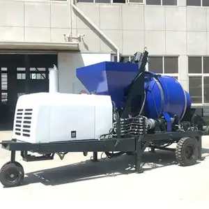 Beton karıştırıcı ve pompa ile pompa dizel motor beton mikser makinesi