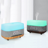 Diffuseur d'arômes d'huiles essentielles pures atomisées à deux fluides personnalisable avec haut-parleur Bluetooth, en plastique, pour usage domestique, contrôlé par application, lumière LED