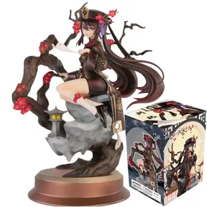 Genshin Hutao-Figurines d'action Hu Tao de 23cm, figurines d'anime en PVC, figurines de collection SHEN, jouets Manga