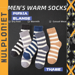 Calzini invernali Casual in pile che assorbono il sudore con rinforzo a metà tubo corallino calzini termici in Spandex leggero - Product Image 4