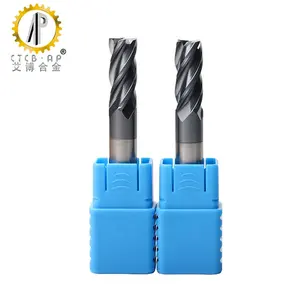 End Mill Cutting Tool Bit Sets HRC58 Milling Cutters Flat Carbide End Mill D6.0mm