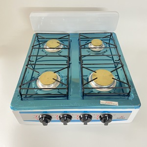 Fornello da Tavolo a Gas Elettrico a 4 Fuochi Stile Europeo, a Batteria, Risparmio Energetico, Ecologico, per Uso Domestico - Product Image 1