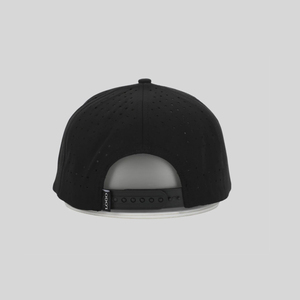 OEM Waterproof 5 Panel Black Golf <b>Hat</b> Perforated Snapback Baseball Cap Rope <b>Hat</b> Premium With Custom Logo for Men <b>Water</b> <b>Proof</b> - Product Image 5