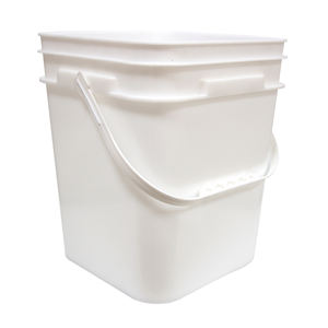 Eimer 1 Gallone Plastik eimer Quadrat Pp Kunststoff Hochwertiger 5 Liter Kunststoff Lebensmittel qualität 2 Gallonen Eimer - Product Image 3