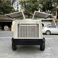 Compresseur d'air mobile diesel RTTW 847 CFM 145 PSI, compresseur portable remorquable pour le sablage, la construction et le forage