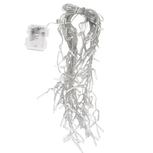 Luci a stringa piatte da incasso, alimentate a 3 batterie AA, bianco caldo, 5m x 0.4m, ideali per decorare eventi e creare atmosfera - Product Image 3