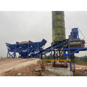 Fabrieksbouwfabrikant 25m3/H Kleine Draagbare Kant-En-Klare Gemengde Betonfabriek Cement Silo Elektrische Betonfabriek - Product Image 2
