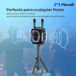 Altavoz Portátil Miccell VQ-SP69 de 300W con Batería de 30000mAh, Luces RGB e Impermeable IPX6 para Fiestas y Exteriores - Product Image 2